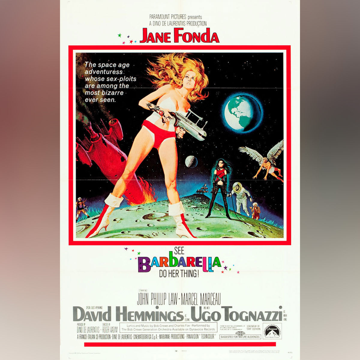 Original Movie Poster of Barbarella (1968)