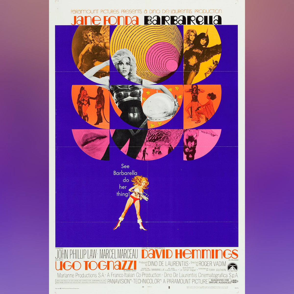 Original Movie Poster of Barbarella (1968)
