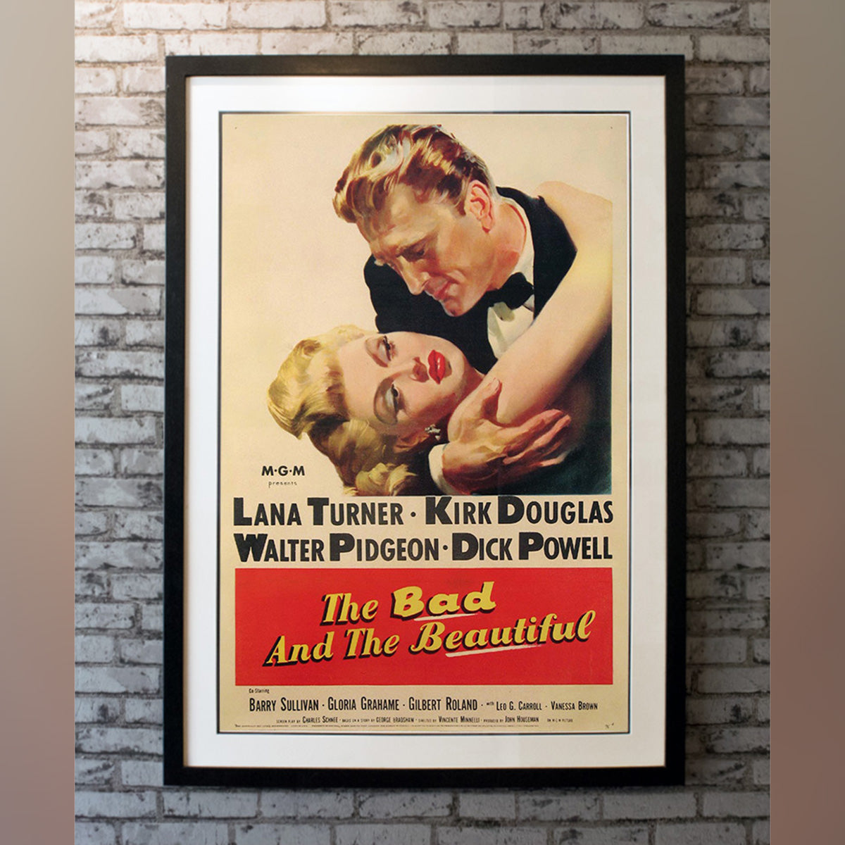 Original Movie Poster of Bad And The Beautiful, The (1952) 