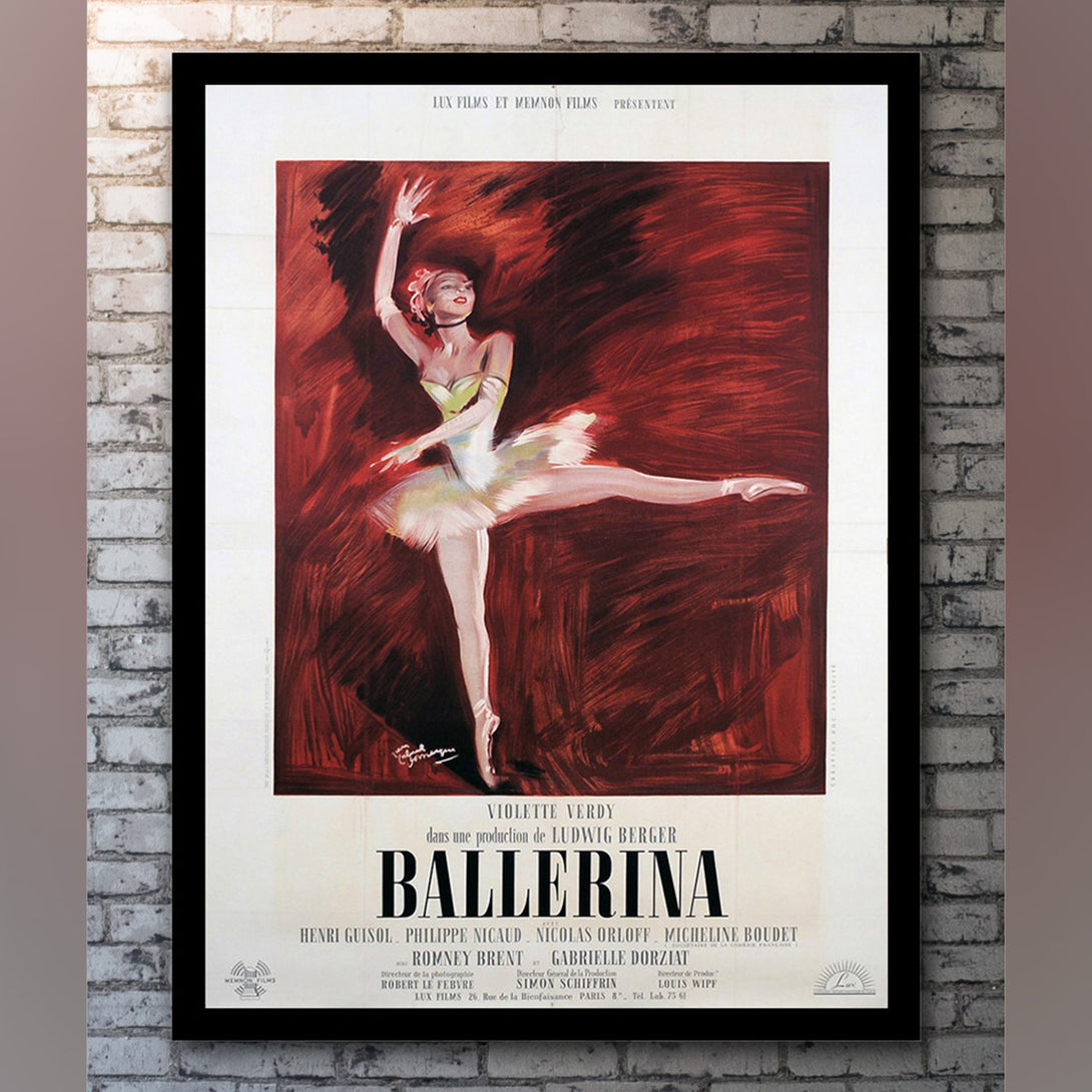 Original Movie Poster of Ballerina (1950)