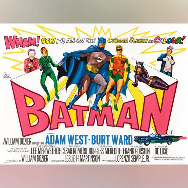 Original Movie Poster of Batman (1966)