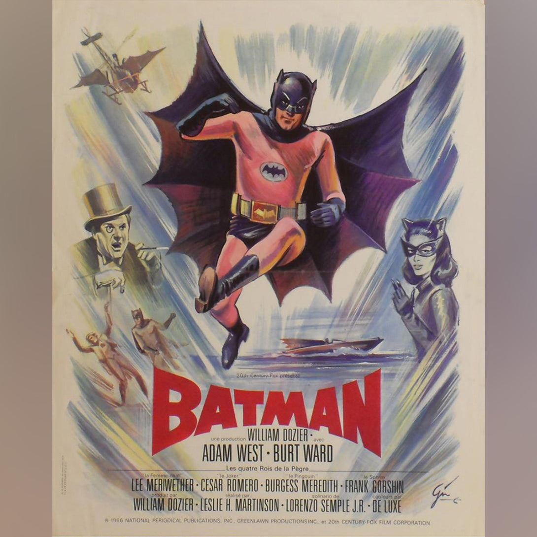 Original Movie Poster of Batman: The Movie (1966)