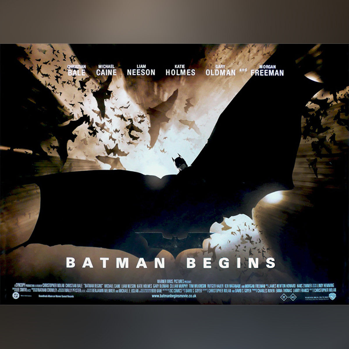 Original Movie Poster of Batman Begins (2005)