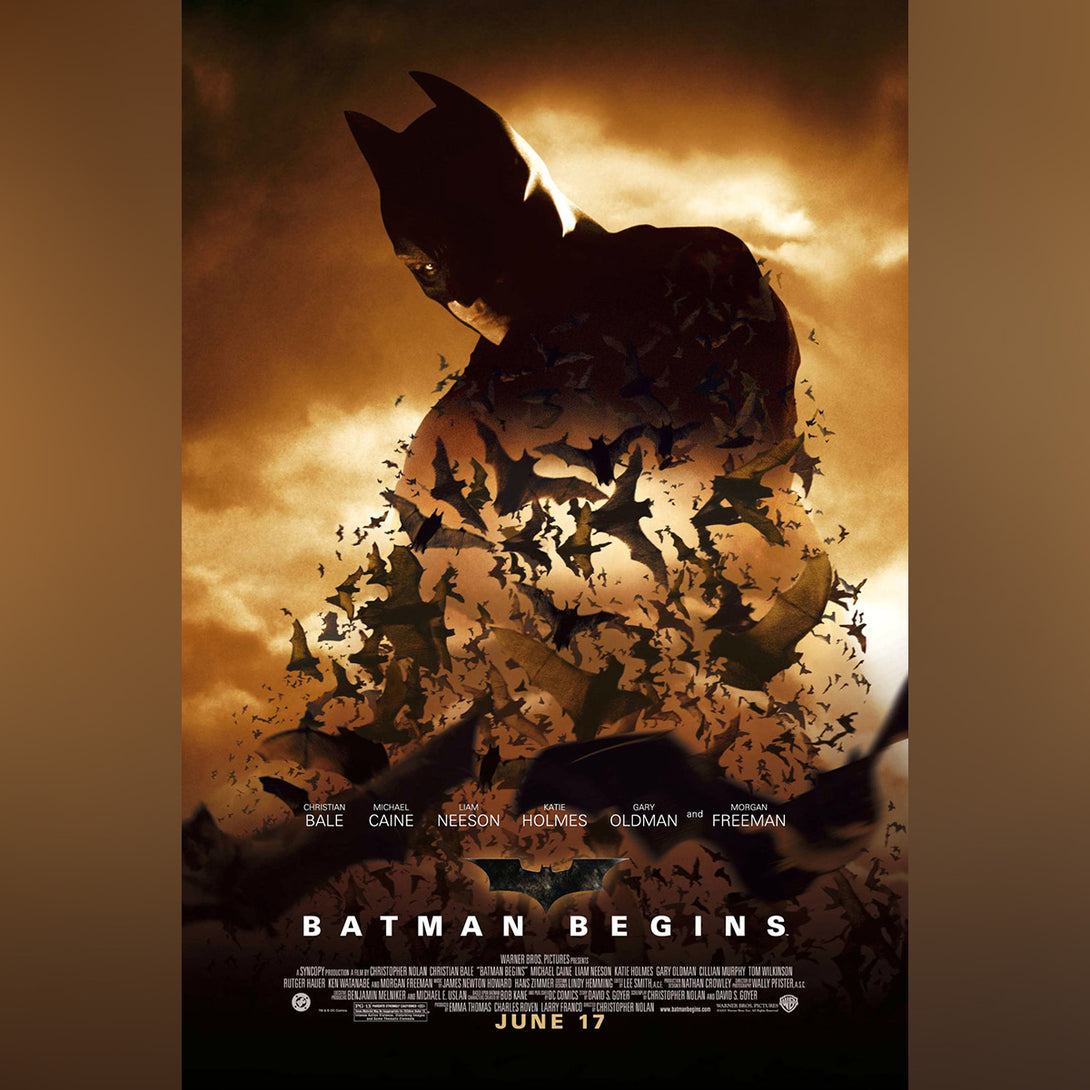 Original Movie Poster of Batman Begins (2005)