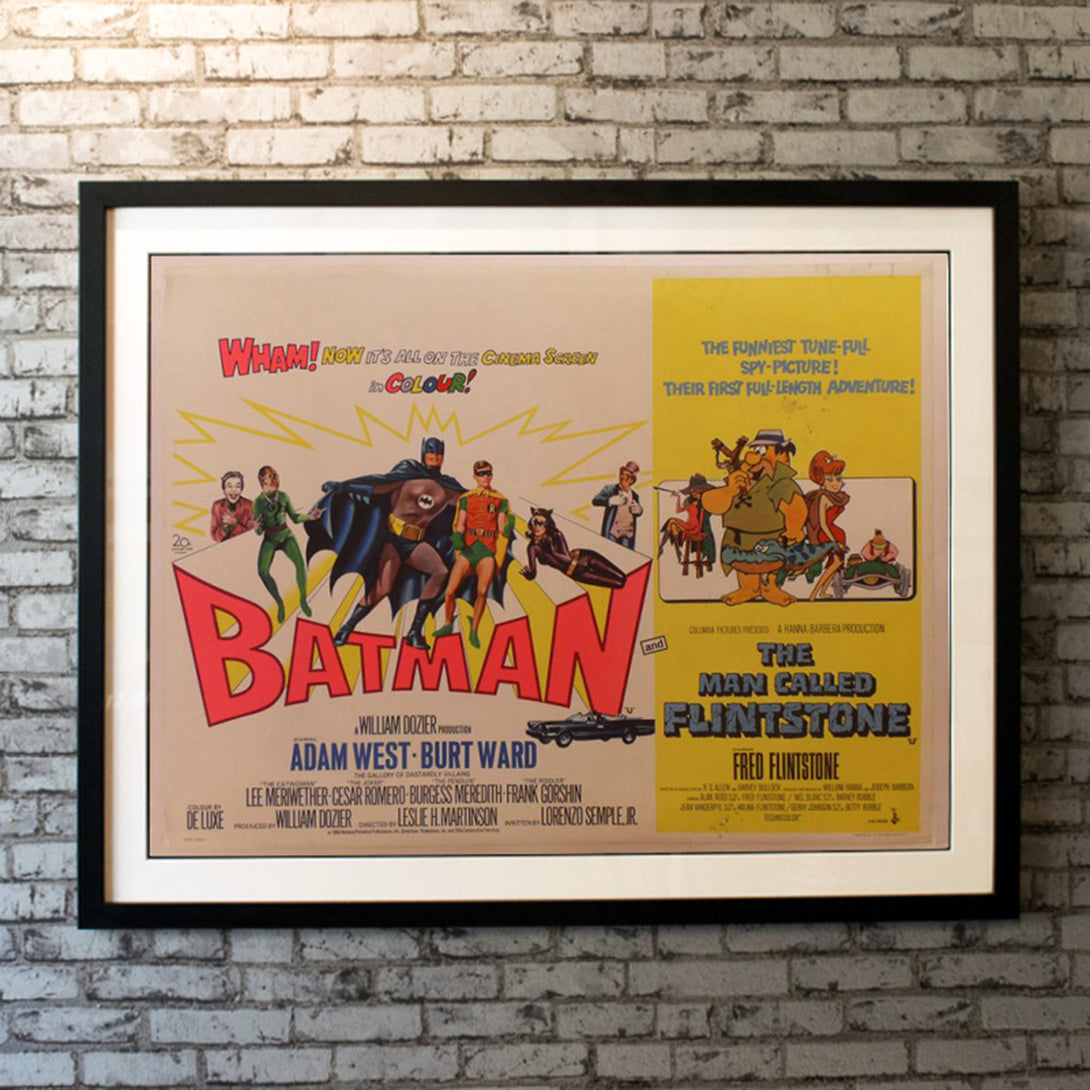 Original Movie Poster of Batman / Man Called Flintstone, The (1966)