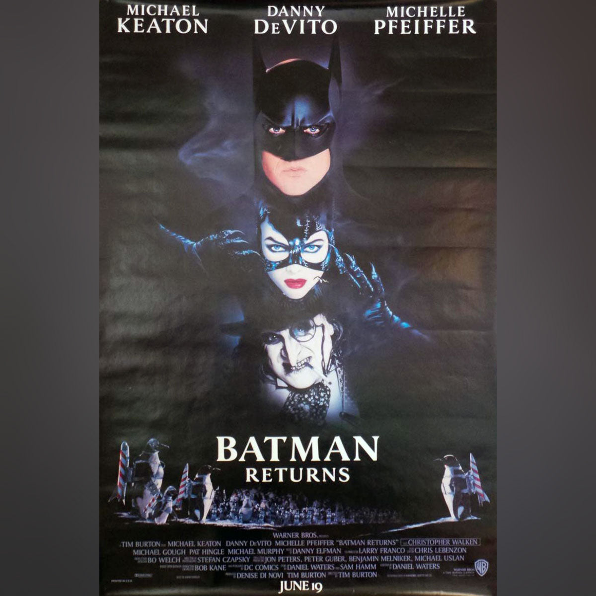 Original Movie Poster of Batman Returns (1992)