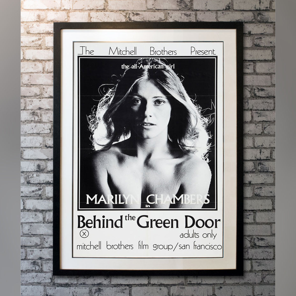 Original Movie Poster of Behind The Green Door (1972)