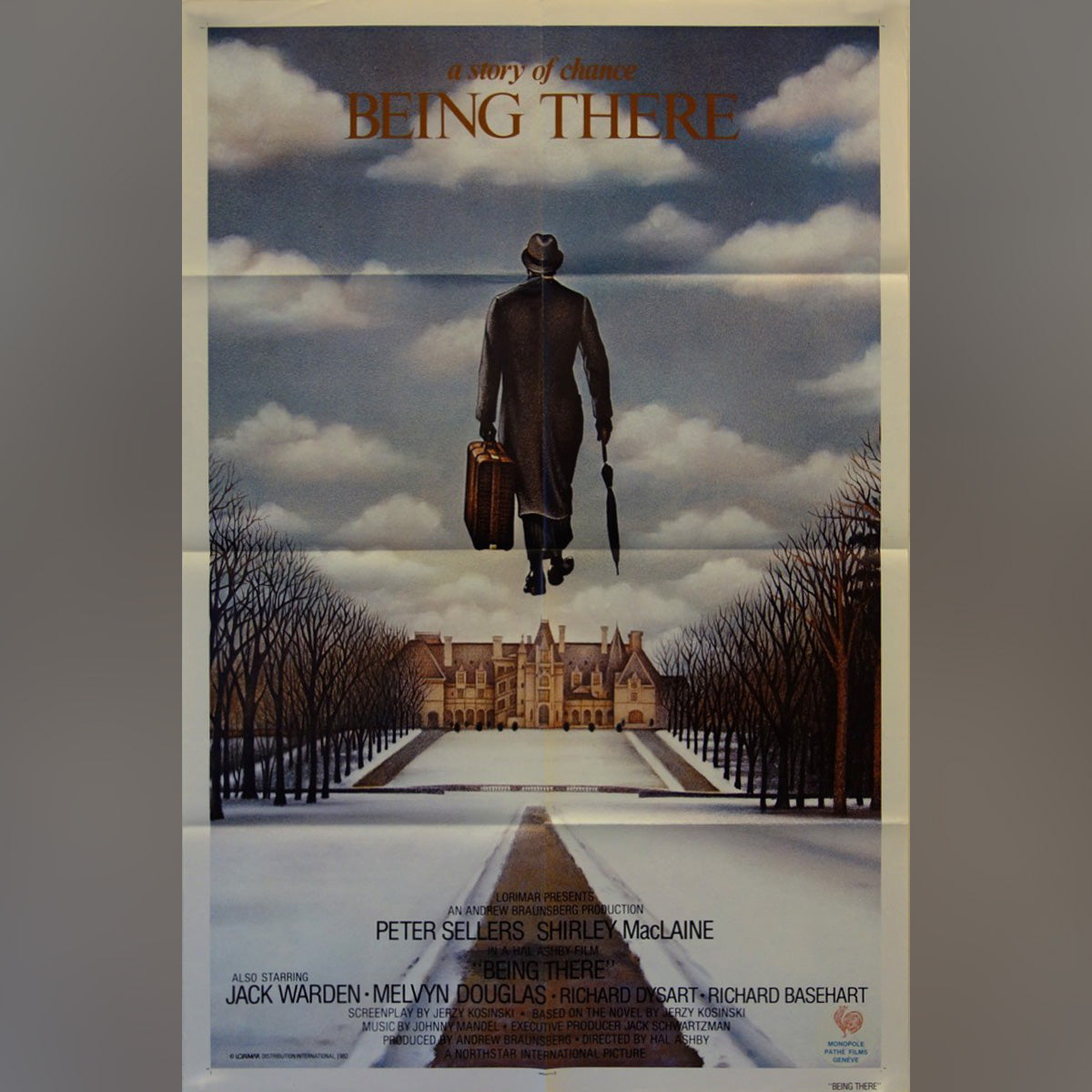 Original Movie Poster of Being There (1979)