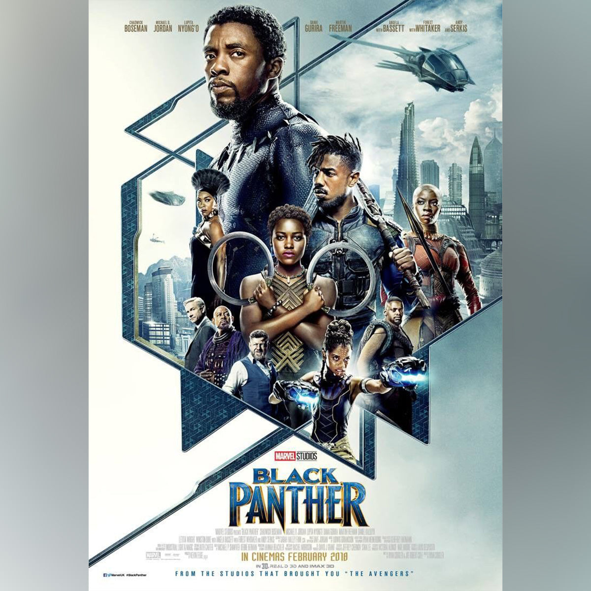 Original Movie Poster of Black Panther (2018)