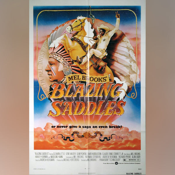 Original Movie Poster of Blazing Saddles (1974)