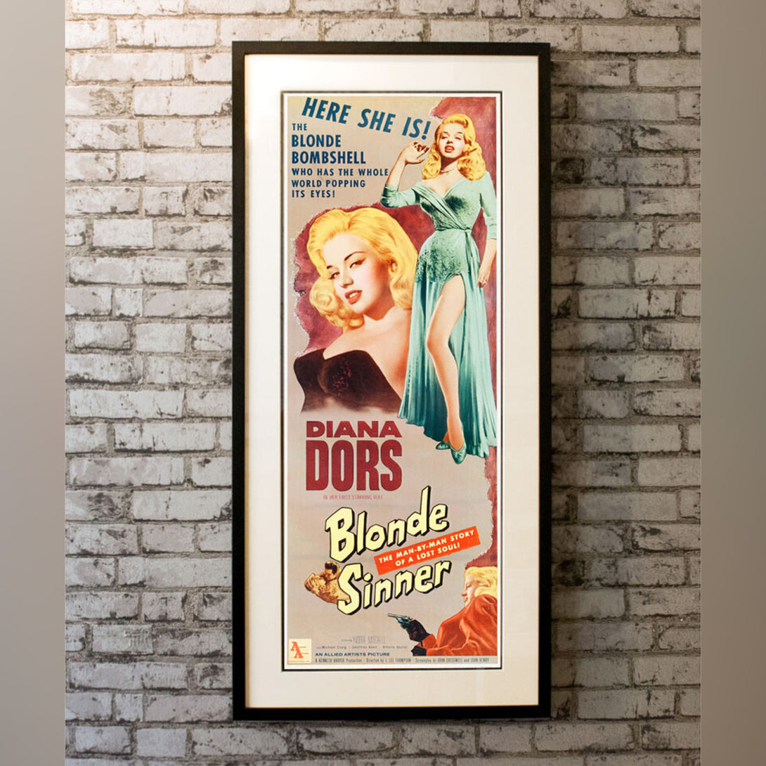 Original Movie Poster of Blonde Sinner (1956)