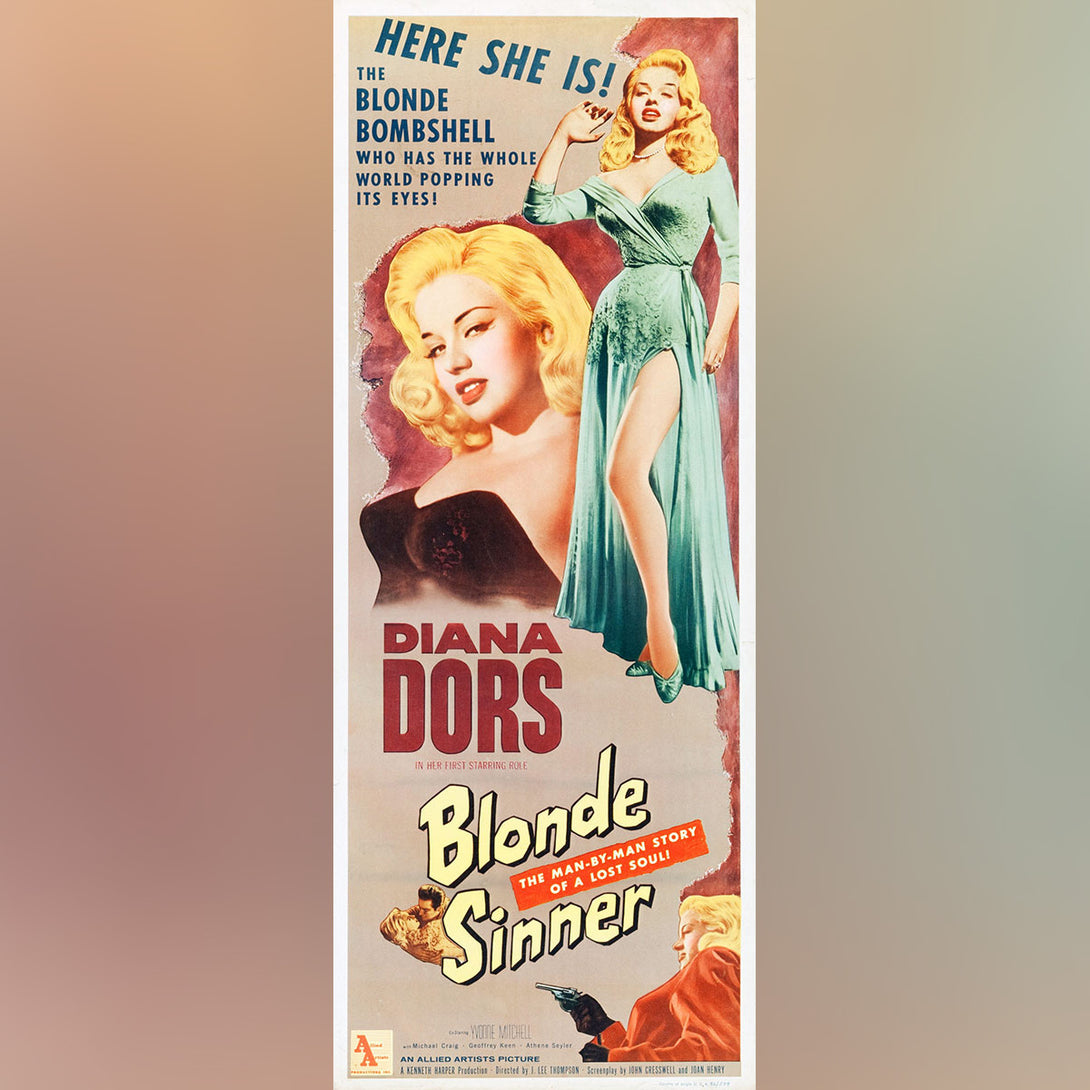 Original Movie Poster of Blonde Sinner (1956)