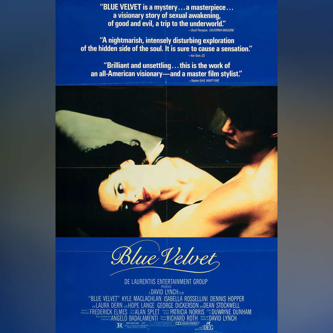 Original Movie Poster of Blue Velvet (1986)