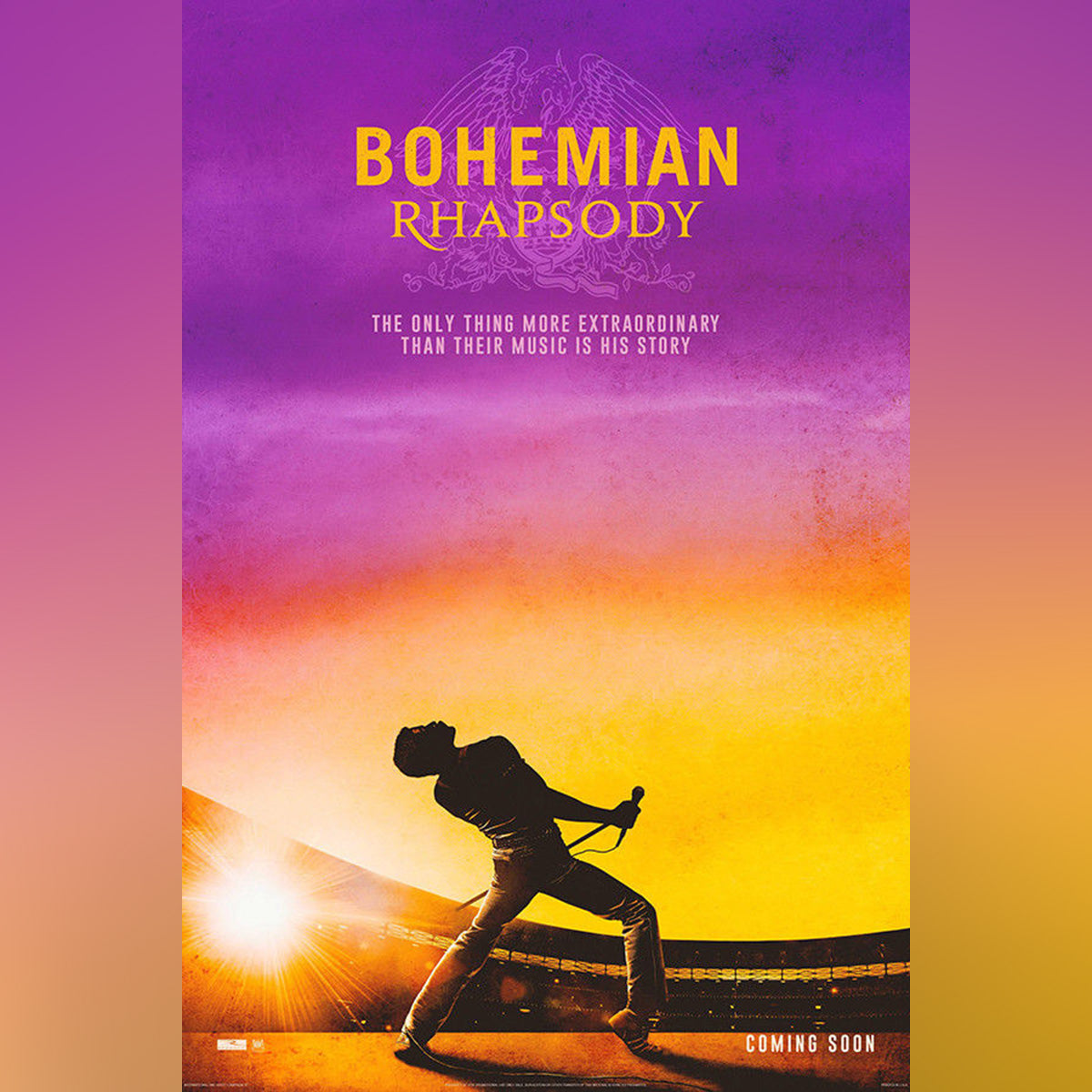 Original Movie Poster of Bohemian Rhapsody (2018)
