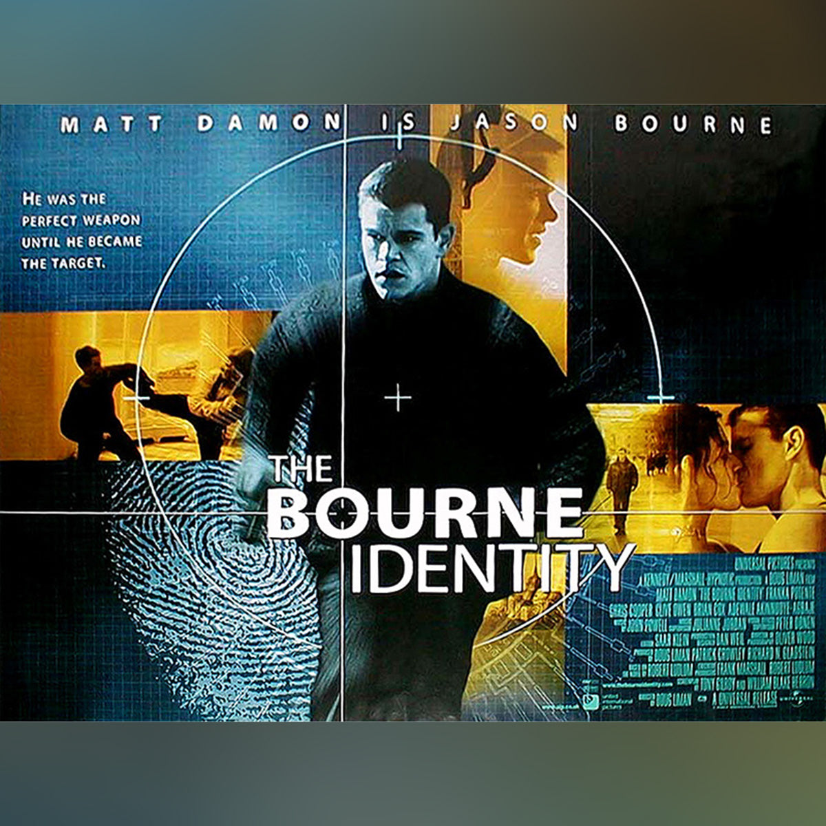 Original Movie Poster of Bourne Identity, The (2002)
