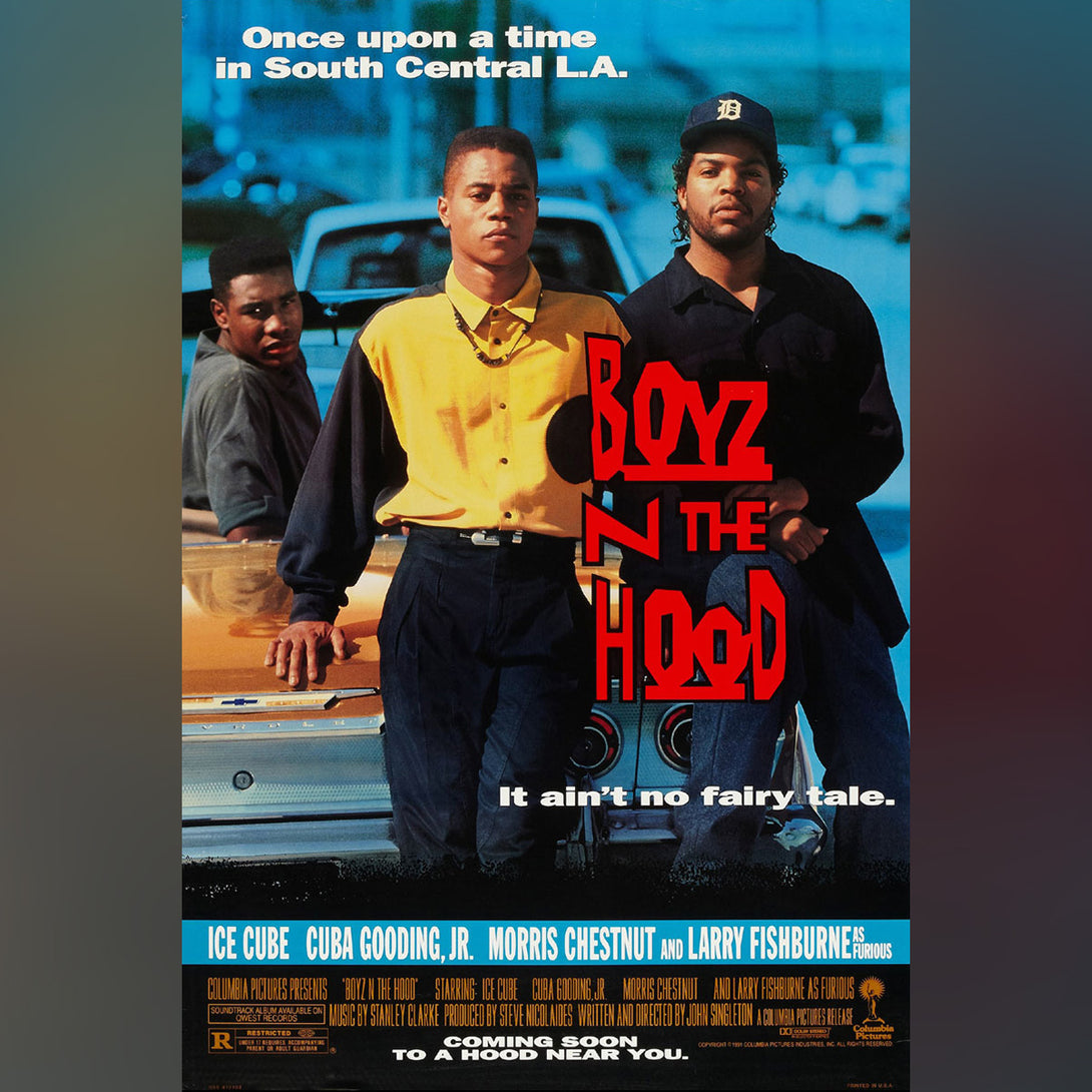 Boyz N The Hood (1991) Original Movie Poster Vintage Film