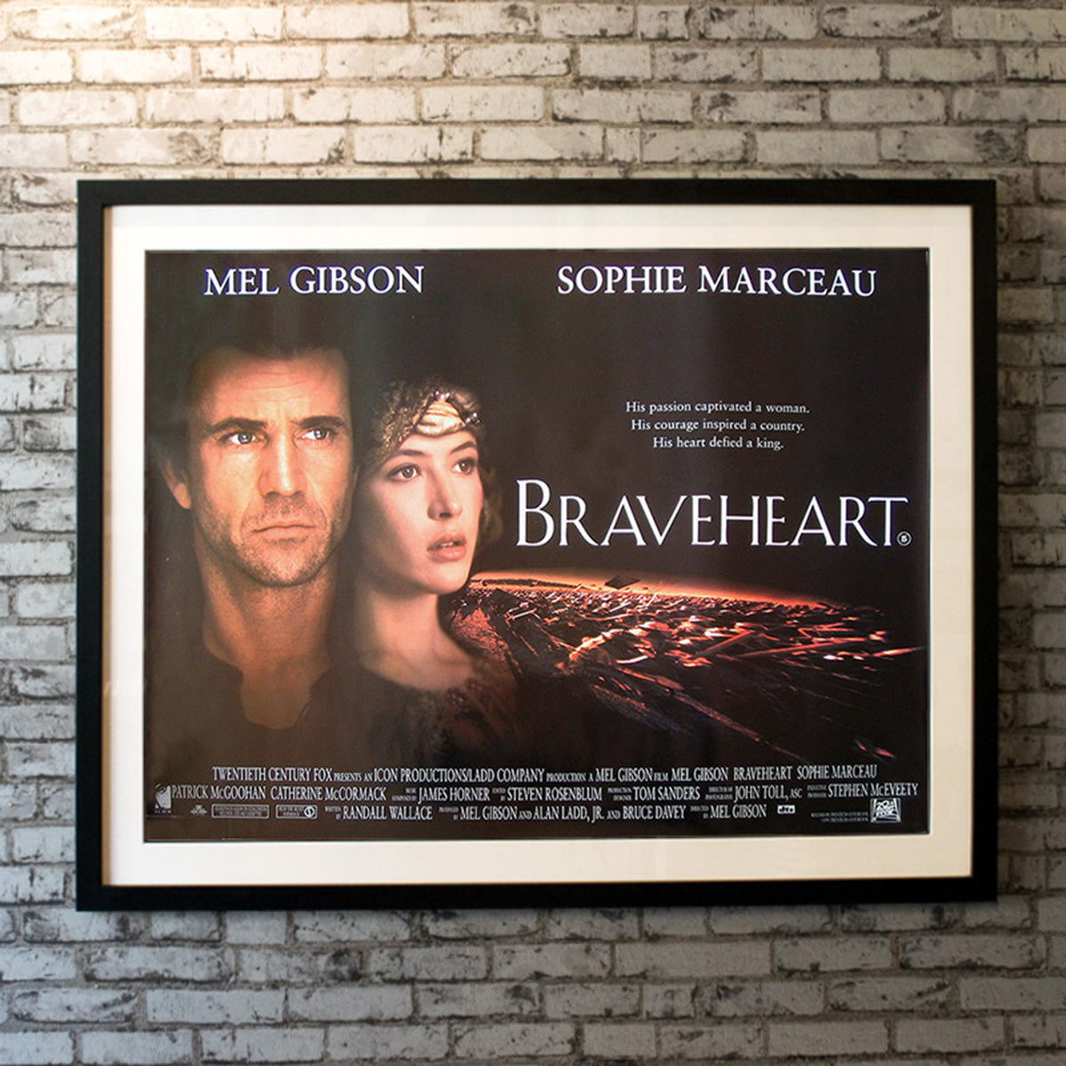 Original Movie Poster of Braveheart (1995)