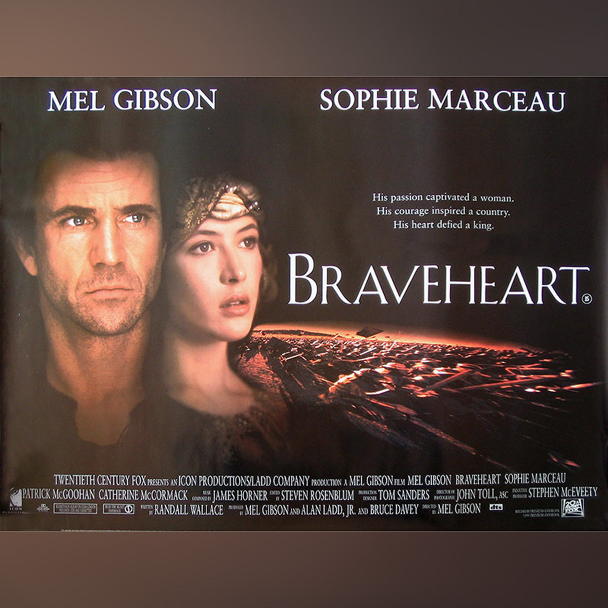 Original Movie Poster of Braveheart (1995)