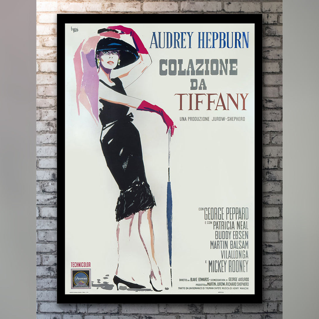 Original Movie Poster of Breakfast At Tiffany's (1961)