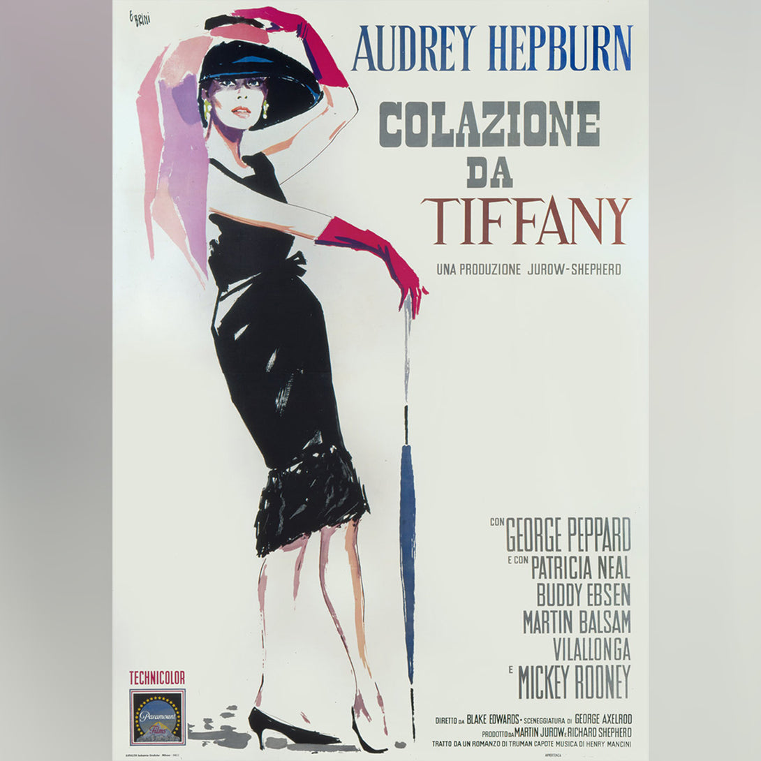 Original Movie Poster of Breakfast At Tiffany's (1961)