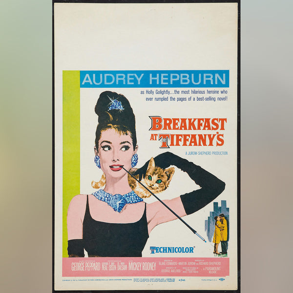 Original Movie Poster of Breakfast At Tiffany's (1961)