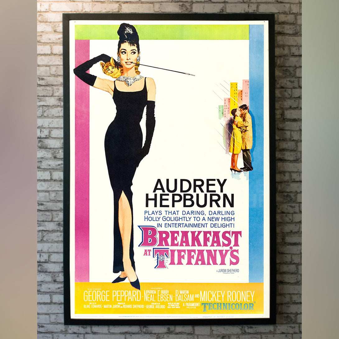 Original Movie Poster of Breakfast At Tiffany's (1961)