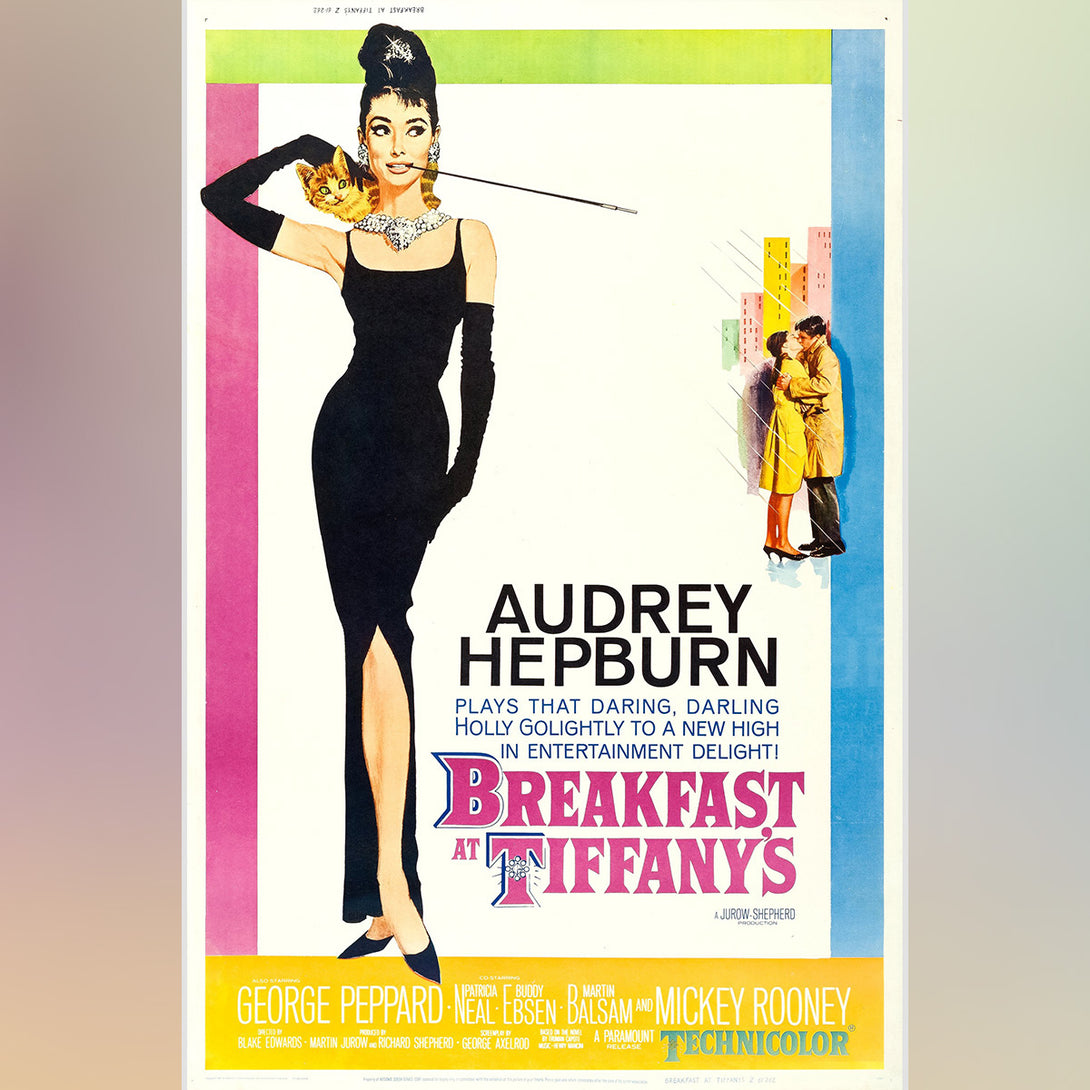 Original Movie Poster of Breakfast At Tiffany's (1961)