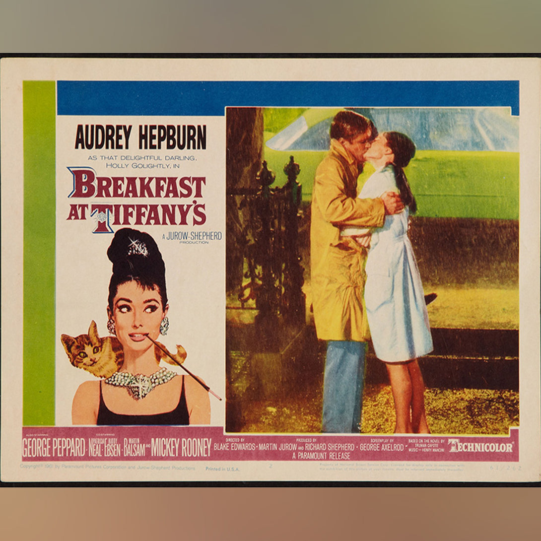 Original Movie Poster of Breakfast At Tiffany's (1961)