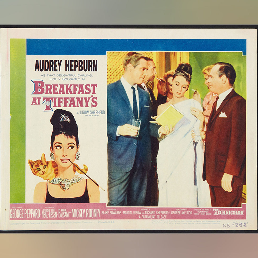 Original Movie Poster of Breakfast At Tiffany's (1961)