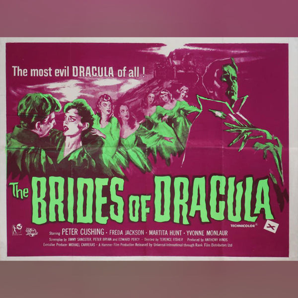 Original Movie Poster of Brides Of Dracula, The (1960R)