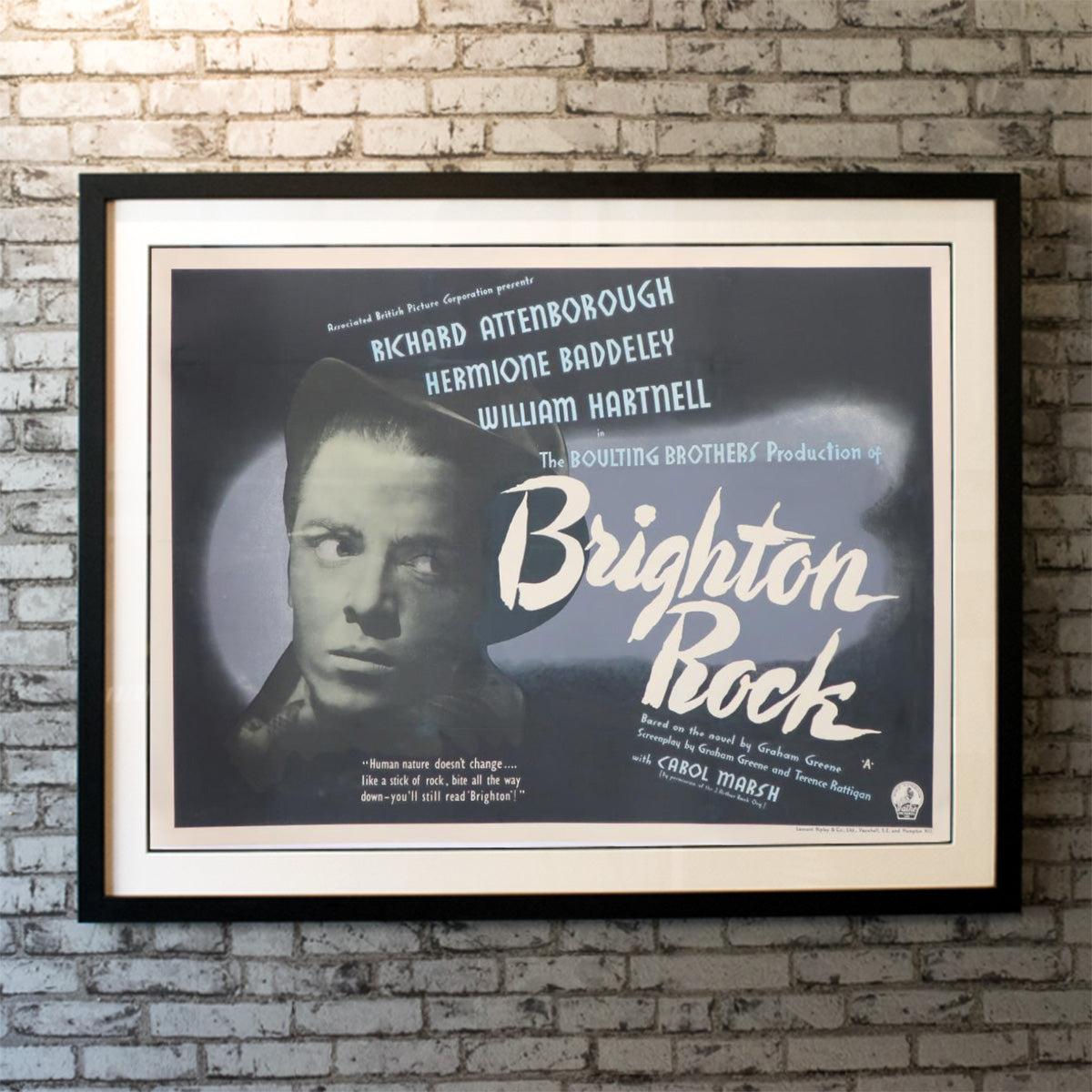 Original Movie Poster of Brighton Rock (1948)