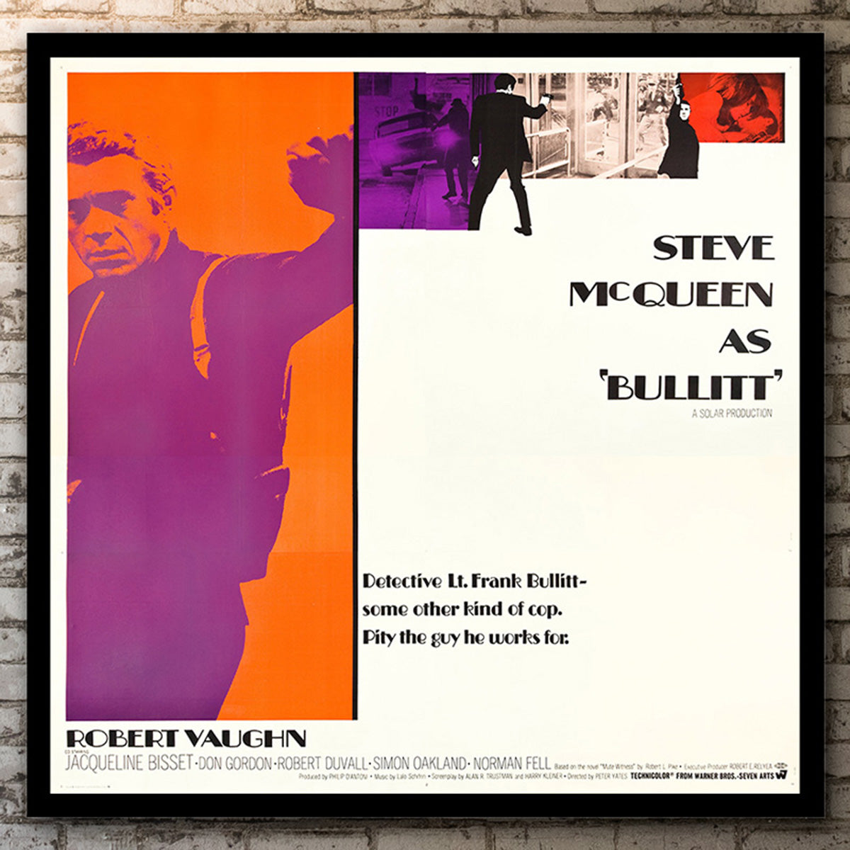 Original Movie Poster of Bullitt (1968)