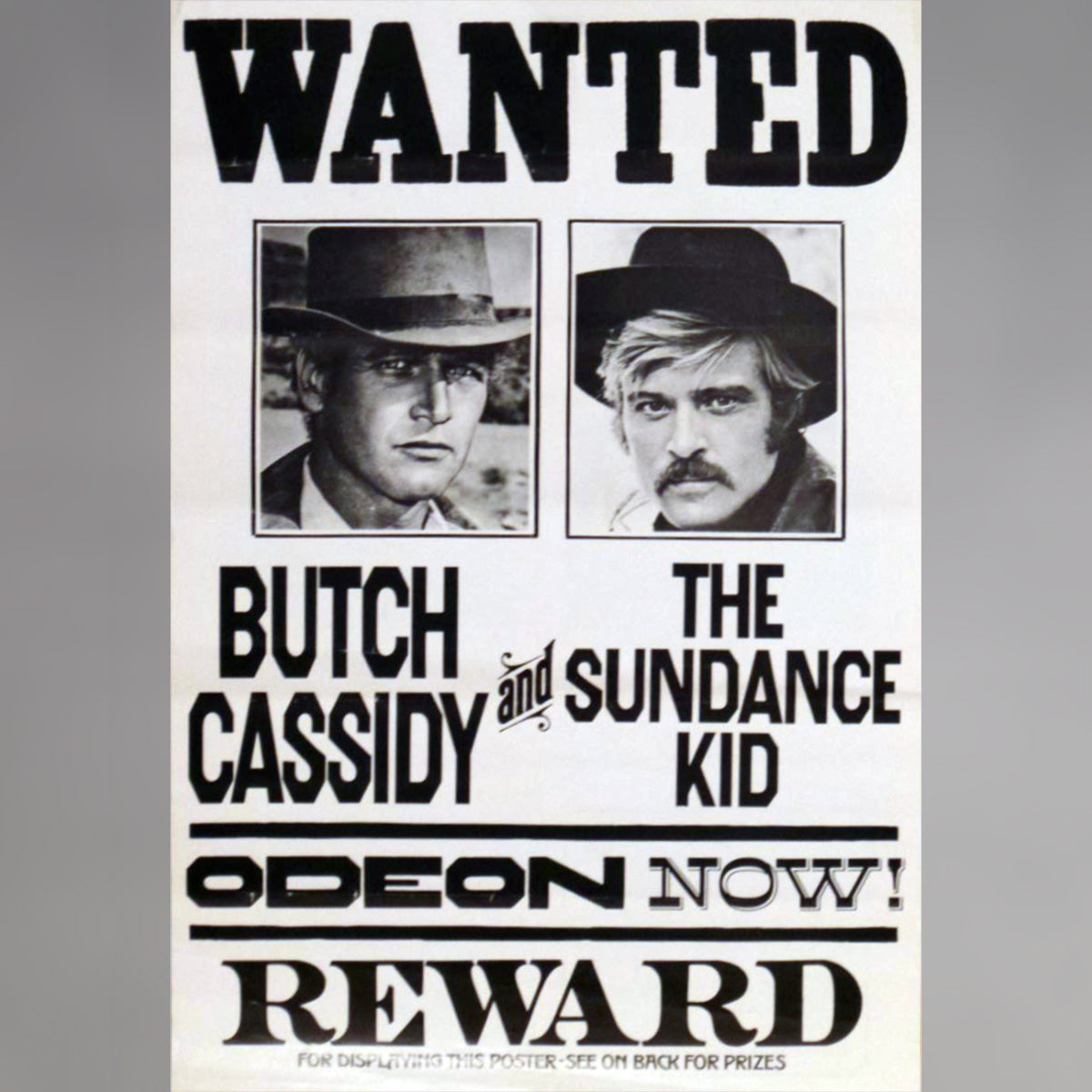 Original Movie Poster of Butch Cassidy And The Sundance Kid (1969)