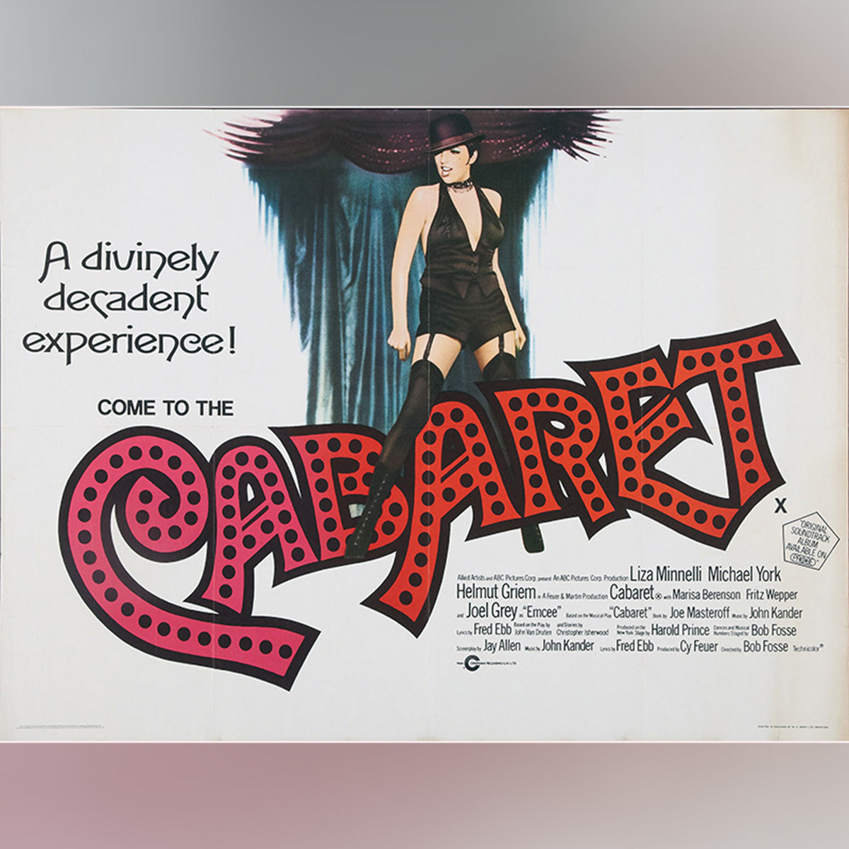 Original Movie Poster of Cabaret (1972)