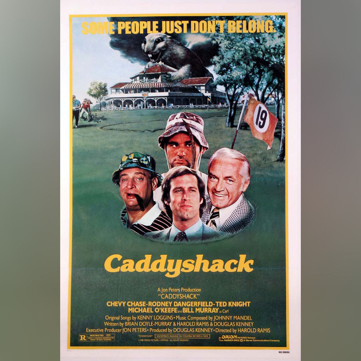 Original Movie Poster of Caddyshack (1980)