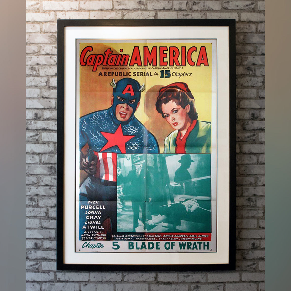 Original Movie Poster of Captain America (1944)