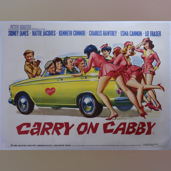 Original Movie Poster of Carry On Cabby (1963)