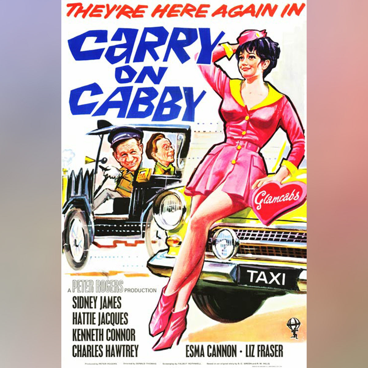 Original Movie Poster of Carry On Cabby (1963)