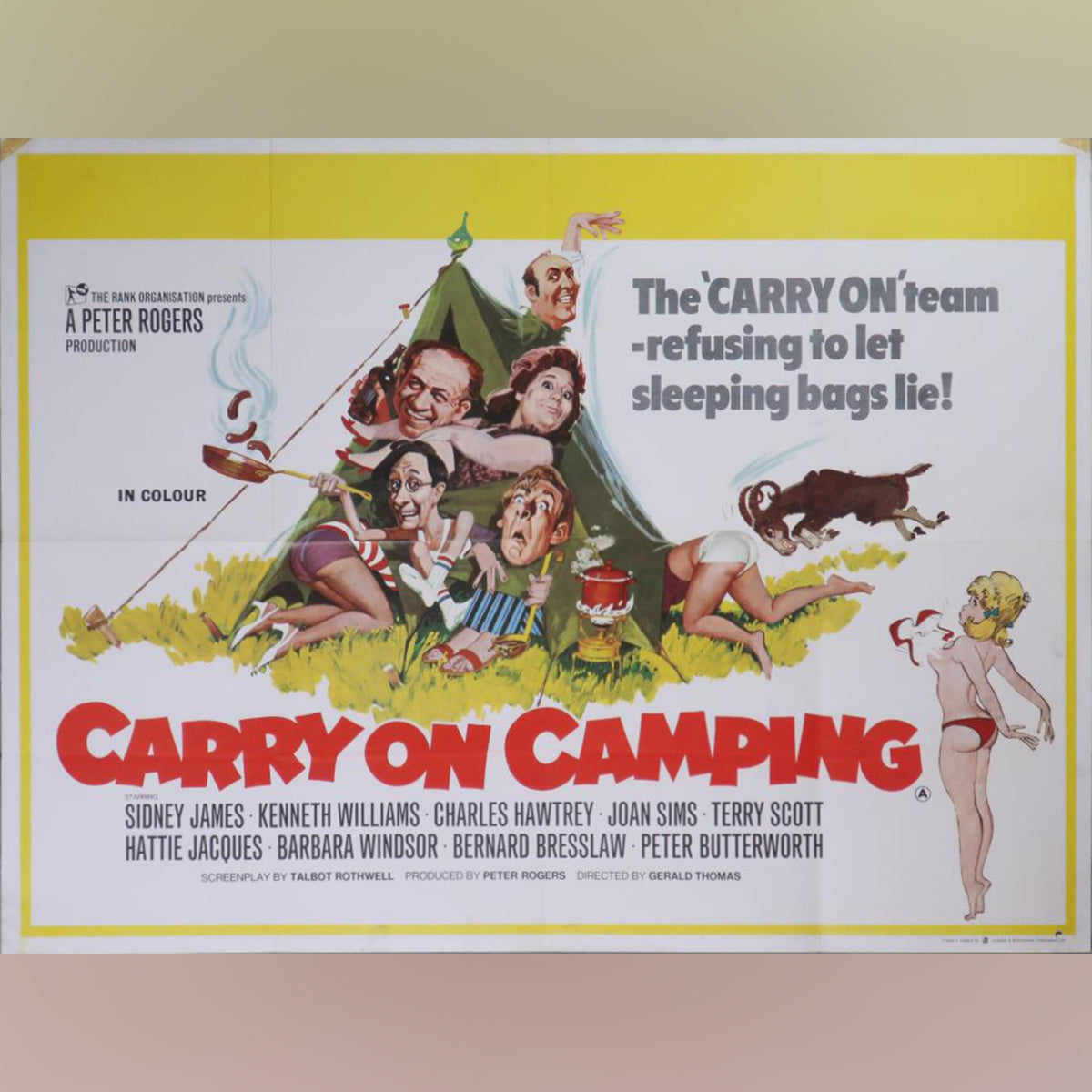 Original Movie Poster of Carry On Camping (1969)