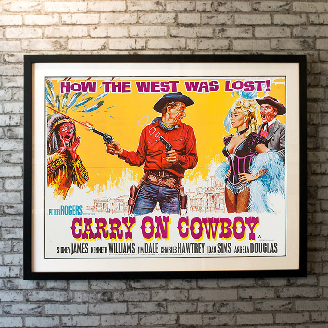 Original Movie Poster of Carry On Cowboy (1965)