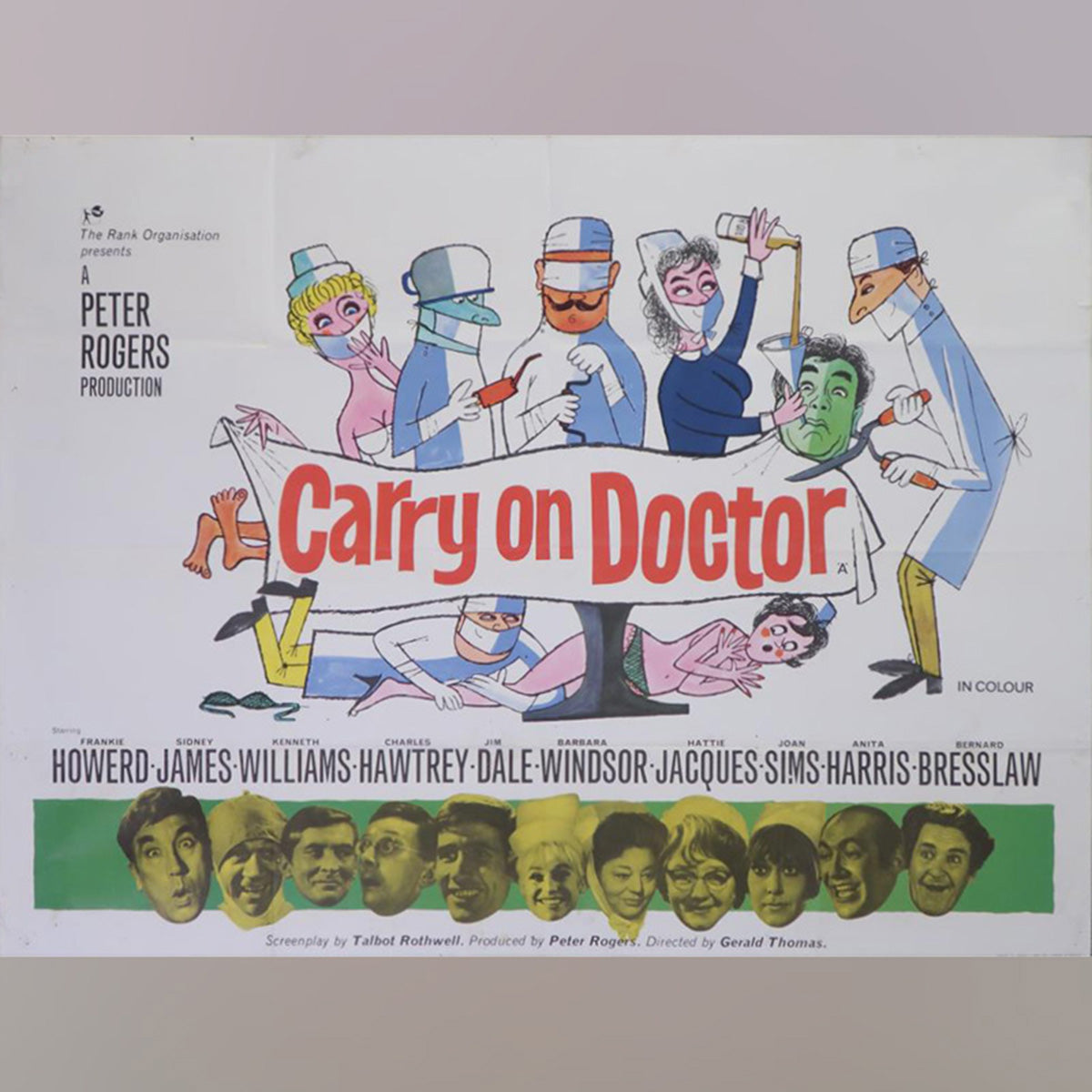 Original Movie Poster of Carry On Doctor (1967)