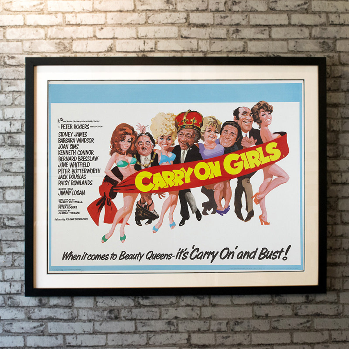 Original Movie Poster of Carry On Girls (1973)