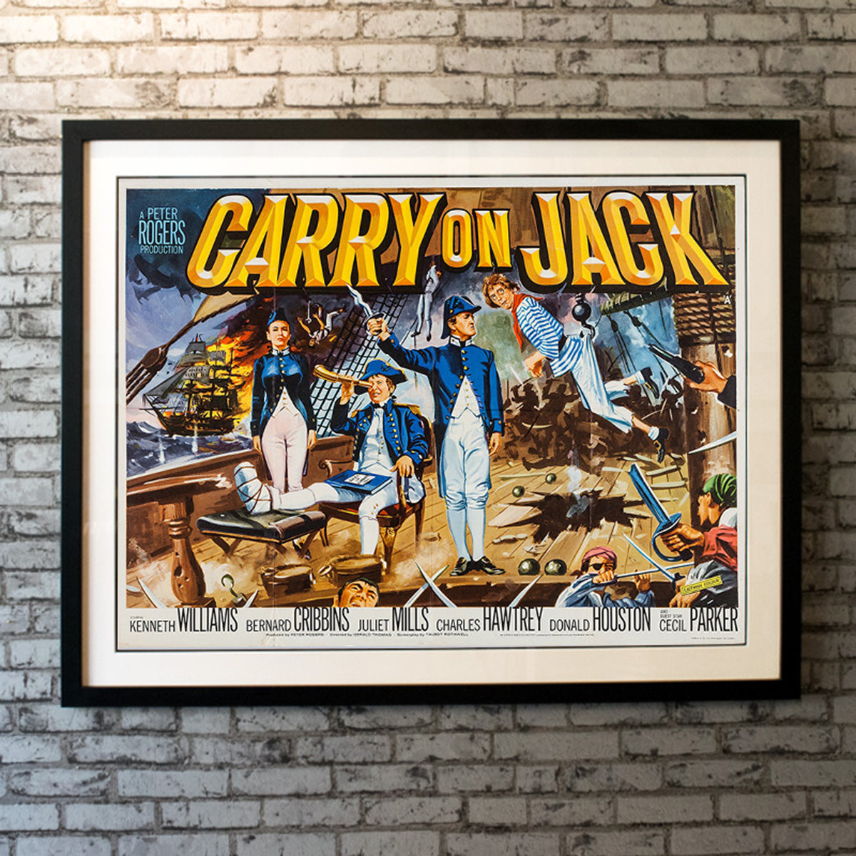 Original Movie Poster of Carry On Jack (1963)