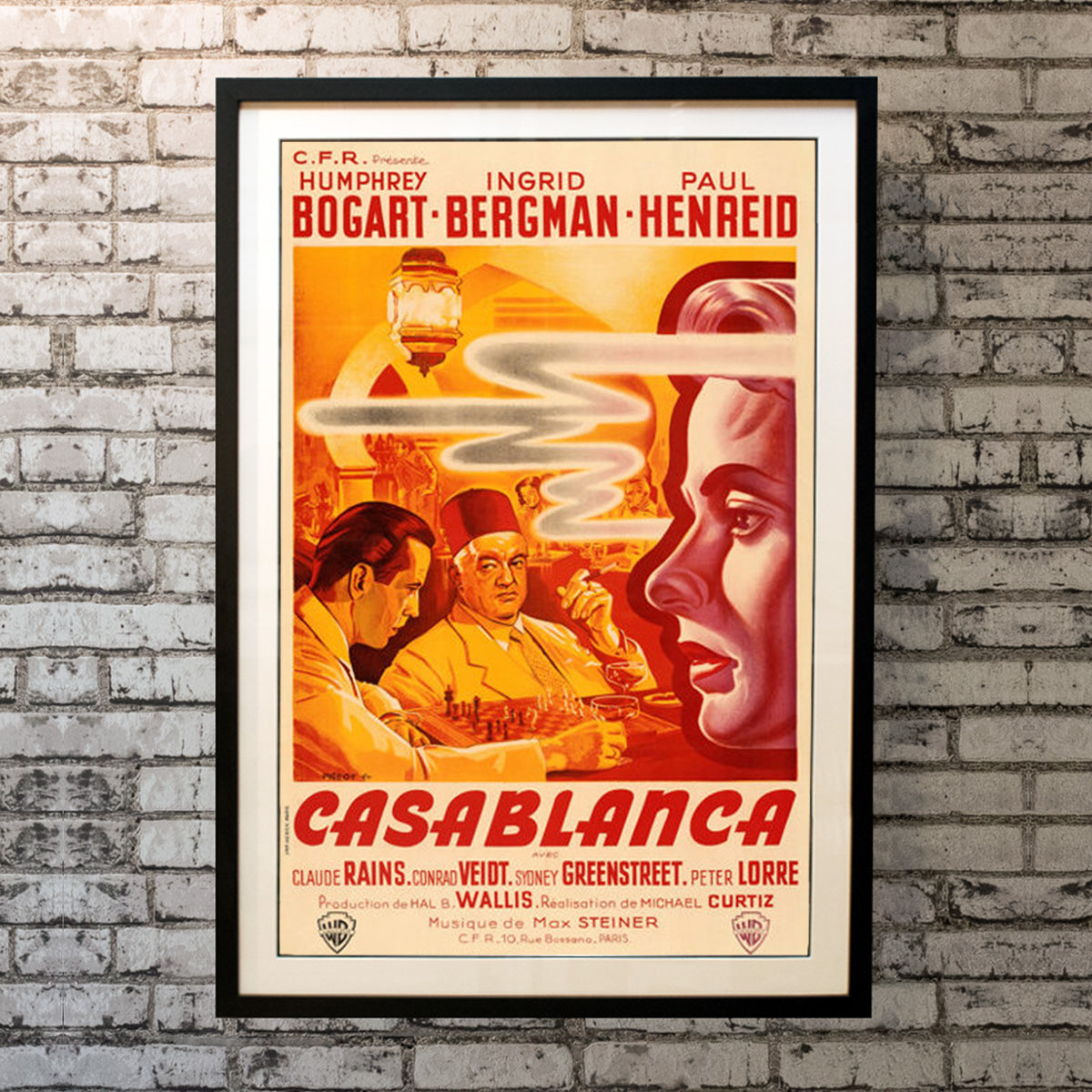 Original Movie Poster of Casablanca (1942)