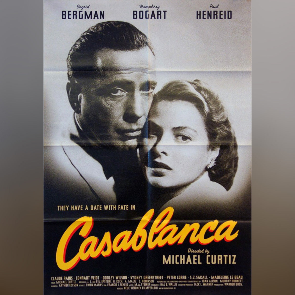 Original Movie Poster of Casablanca (2003R)