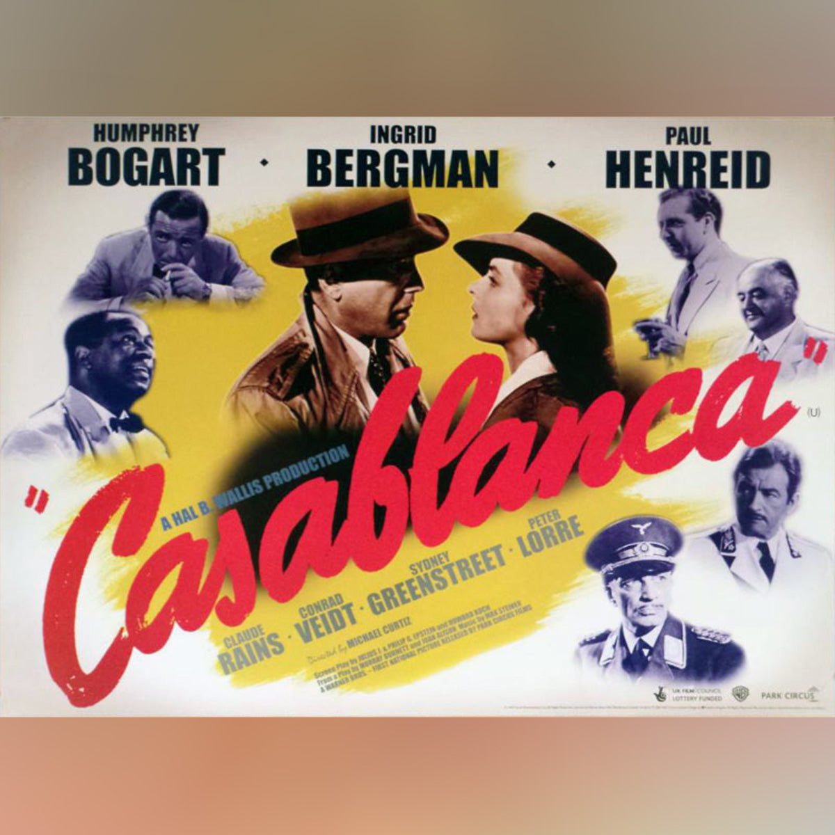 Original Movie Poster of Casablanca (2007R) 