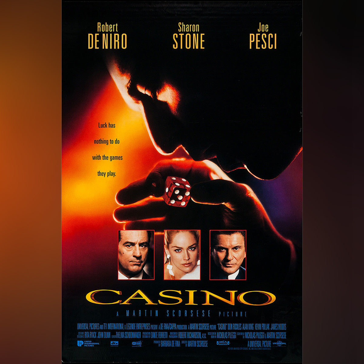 Original Movie Poster of Casino (1995)
