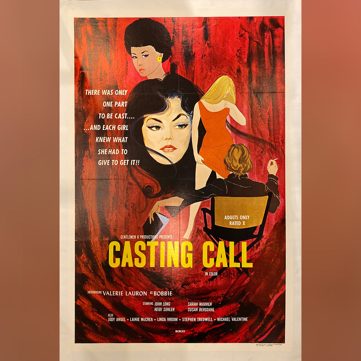 Original Movie Poster of Casting Call (1970)