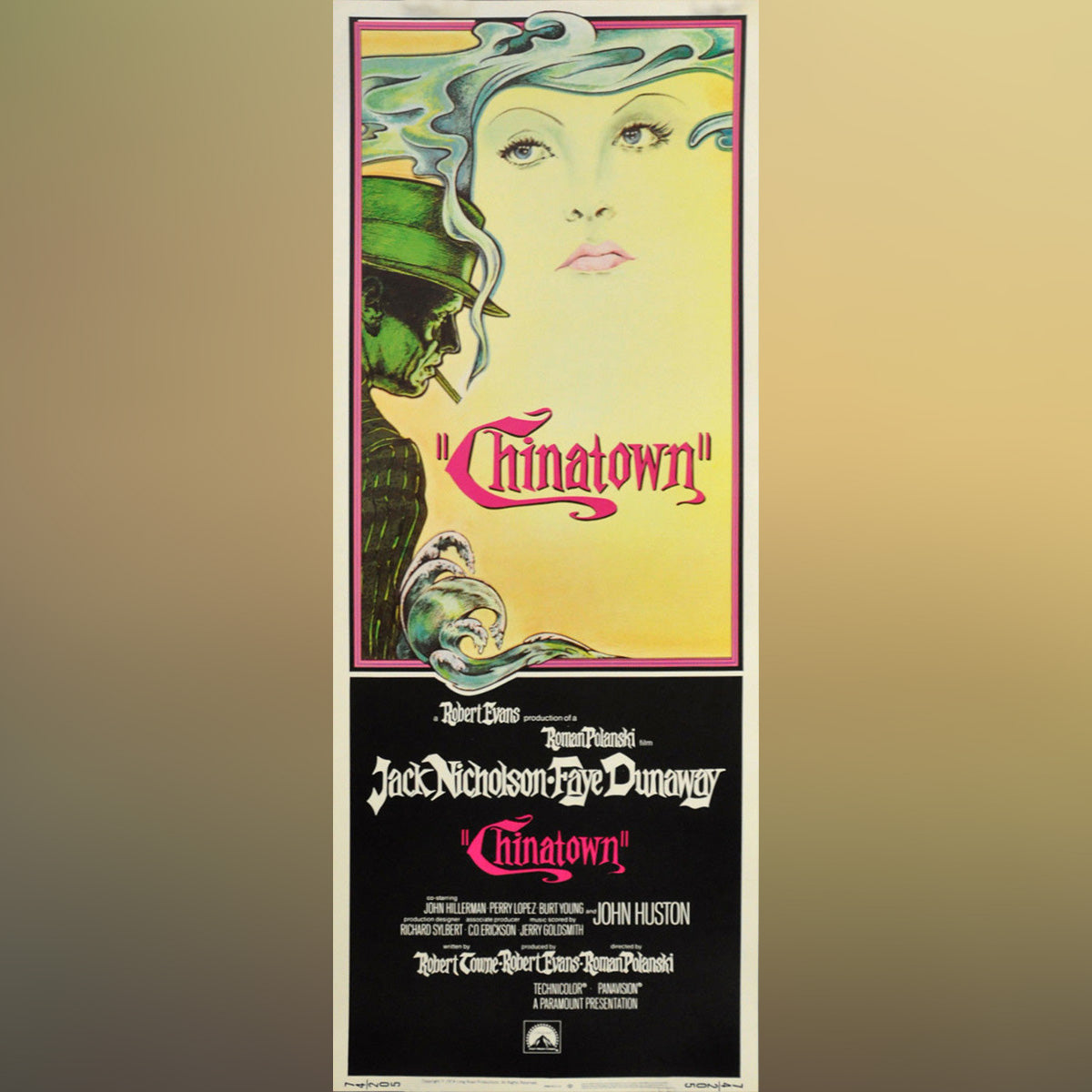 Original Movie Poster of Chinatown (1974)