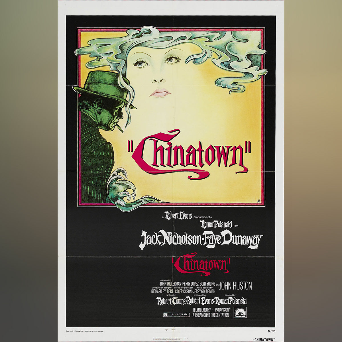 Original Movie Poster of Chinatown (1974)